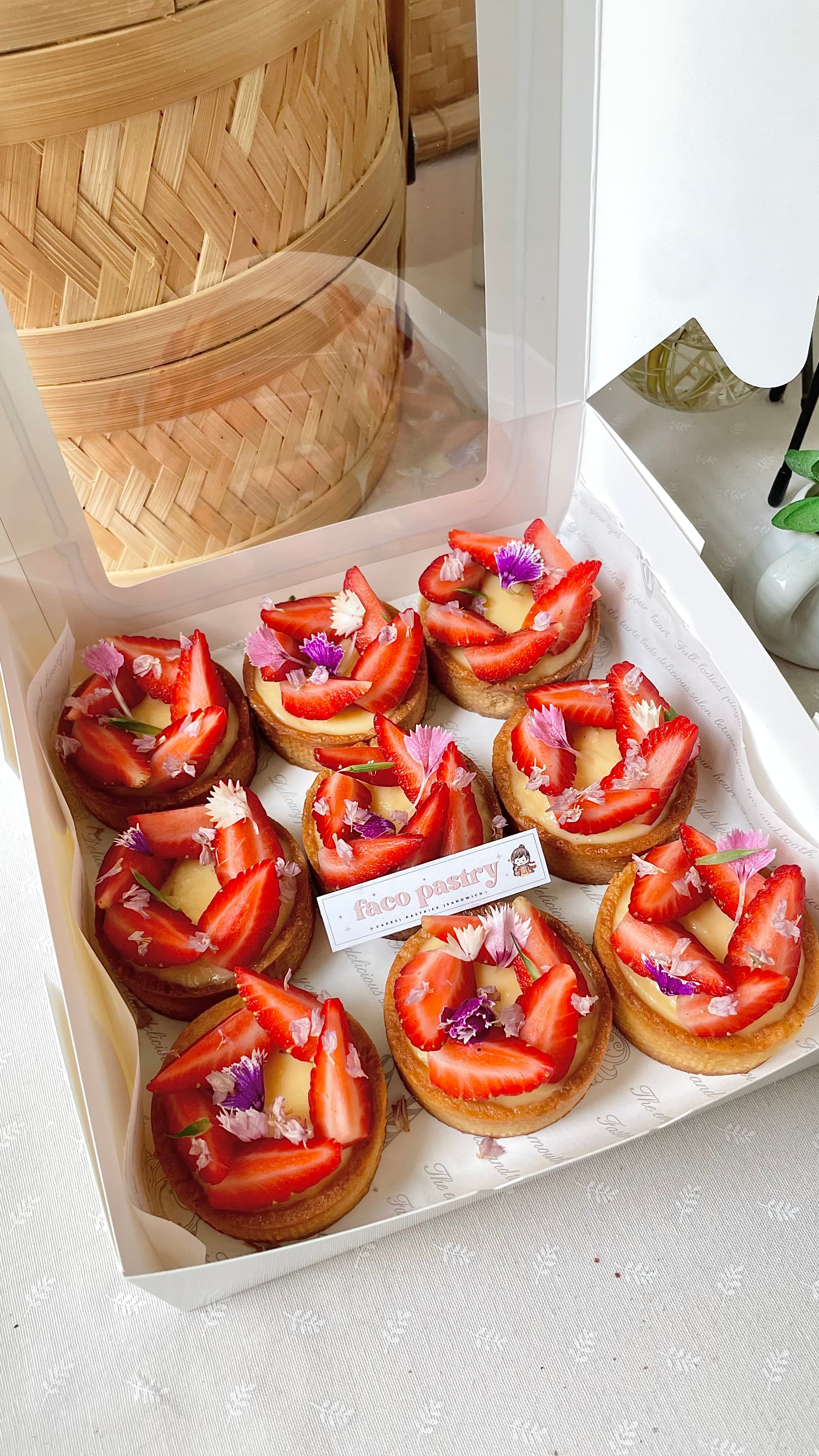 Strawberry Custard Tart